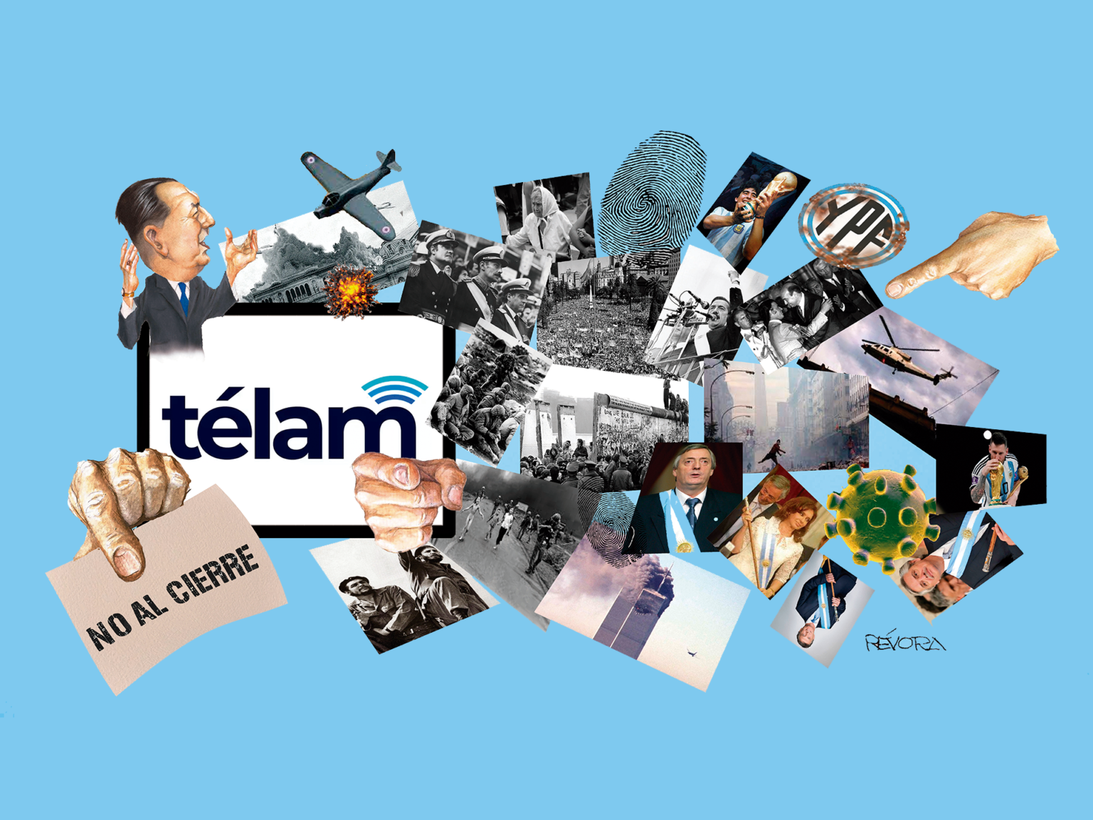 Télam es la más importante de América Latina. (Ilustración: Somos Télam)