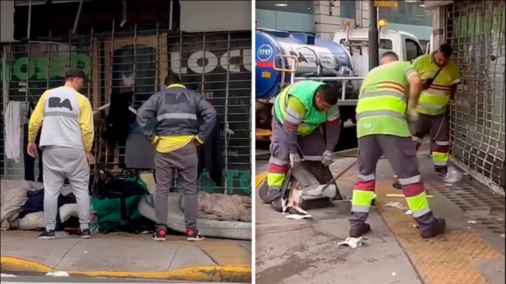 Desayuno masivo en el Obelisco para “repudiar la mirada estigmatizante sobre las personas en situación de calle”