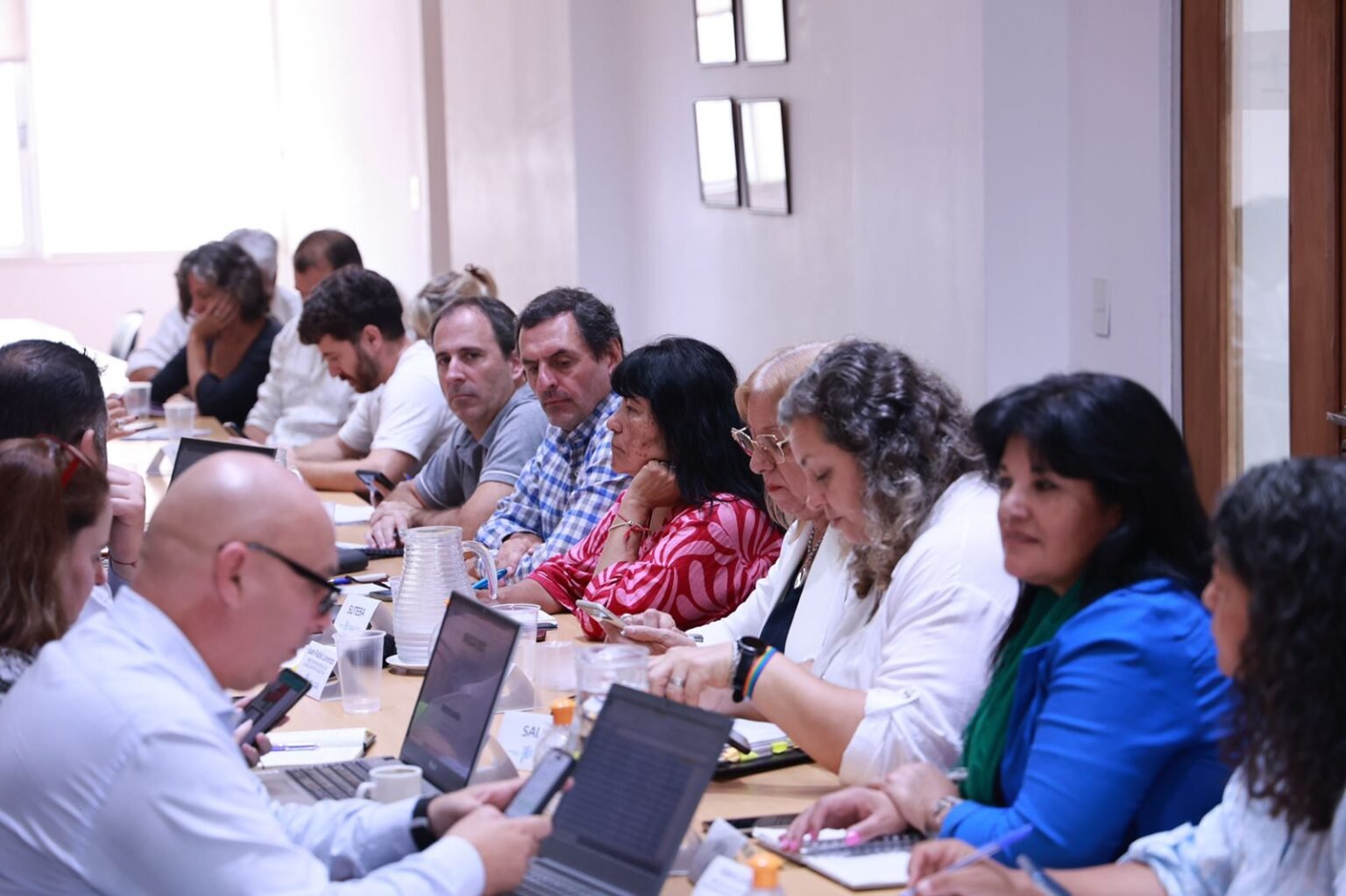 Reunión Paritaria Frente de Unidad Docente Bonaerense/ Foto: redes Suteba Provincia.