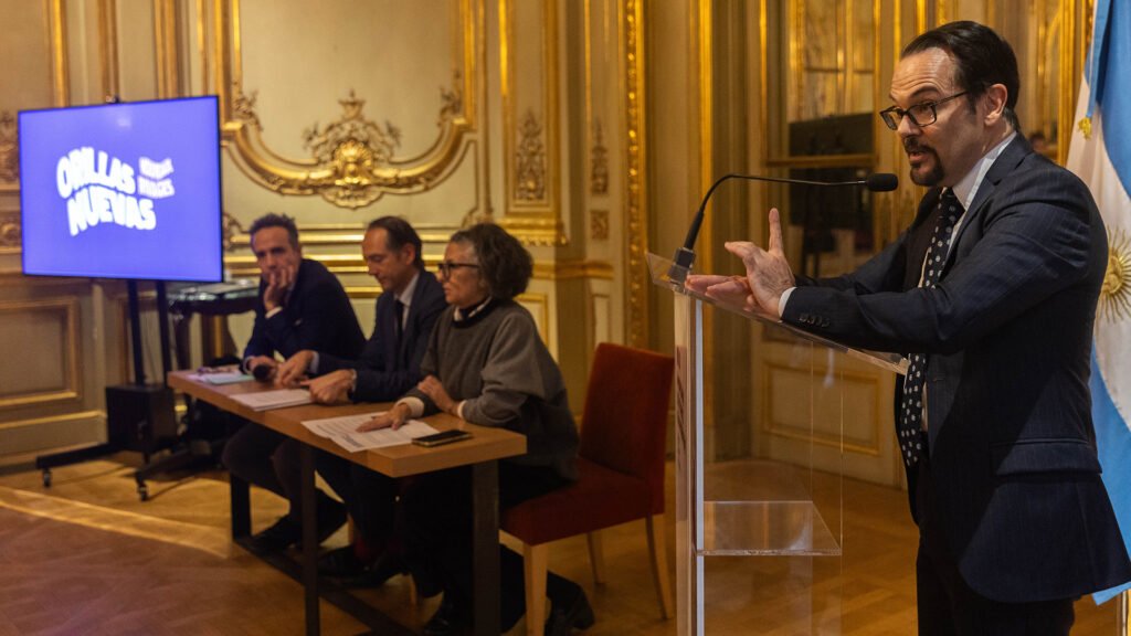 Romain Nadal, el embajador de Francia en la Argentina habló de la iniciativa para visibilizar los proyectos culturales argentinos. /Foto: prensa. 